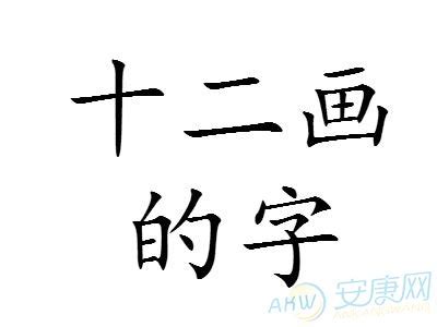 12画|12画的字